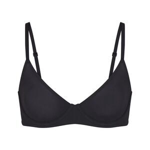Skims Fits Everybody Unlined Demi Bra Onyx Size 32D